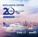 Jazeera Airways – Get 20% OFF on Your Flight Ticket Booking